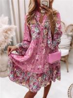 Elegante Vestido de Playa Boho con Estampado Floral Moda de Primavera-Verano 2024 para Mujeres - details 4