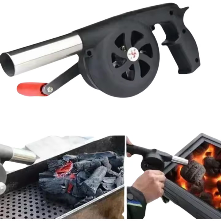 Soplador portátil de carbón para el hogar, herramientas, barbacoa y accesorios para acampar - 1