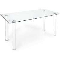 Mesa de Comedor Negra, Mesa de Cristal para Cocina, Medidas Mesa Moderna salón: 140 cm Largo x 80 cm Ancho x 75 cm Alto - details 4