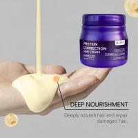 Crema alisadora de proteínas que hidrata, nutre, previene la sequedad, suaviza el cabello, mantiene y repara la calidad sin - details 7