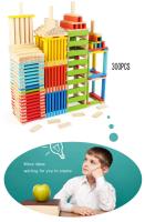 Juego de bloques de construcción de madera para niños, juguete de ladrillos coloridos para construir, para impresión de bloques - details 5
