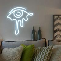 Letrero de luz de neón para ojos, lámpara de noche alimentada por USB, tienda de negocios, cafetería, Bar, restaurante, fiesta, hogar, habitación, luces Led de pared colgantes, decoración, artesanía verlichting - details 5