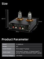 Amplificador de tubo Bluetooth PJ. Miao Olai M7 Preamplificador HiFi 6k4 tubo - details 9