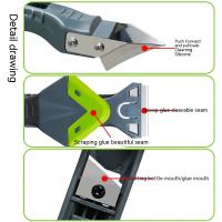 Herramienta de calafateado 5 en 1 kit de herramientas de acero inoxidable con raspador y aplicador de silicona para lavandería y limpieza - details 8