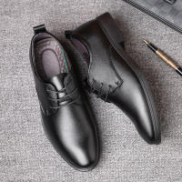 Zapatos de hombre, zapatos de vestir casuales con cordones - details 7