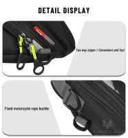 Nuevas bolsas magnéticas fuertes para tanque de motocicleta, bolsa de tanque de aceite para navegación de teléfono móvil, bolso de hombro con correas fijas - details 15