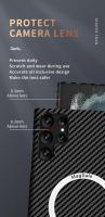 Funda Magnética de Fibra de Carbono para Teléfono Móvil Galaxy S24 S23 S22 Ultra Plus Resistente a la Caída Protección Set - details 5