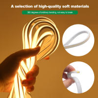 Tira de luces Led COB de alto brillo para habitación, cinta Flexible impermeable para iluminación de jardín, 12V, 24V, 320Led/m - details 13