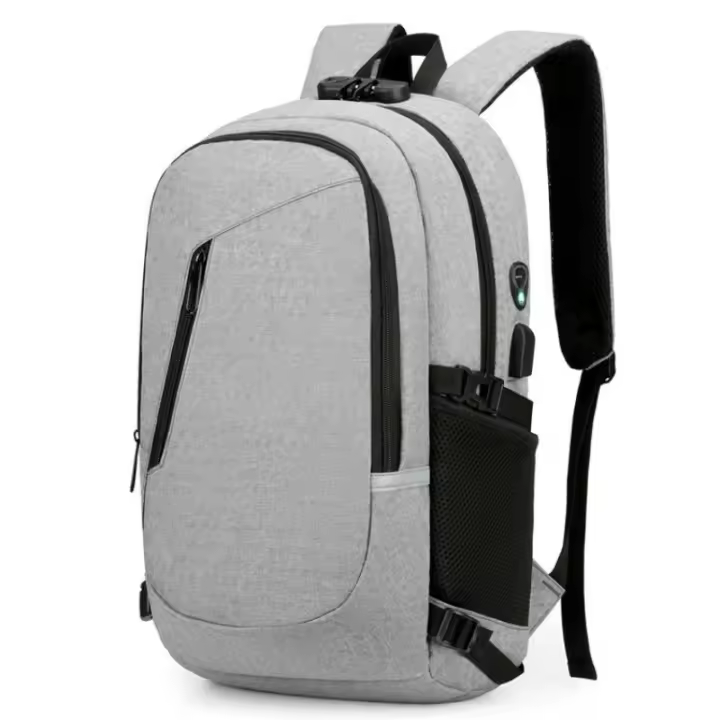 Mochila impermeable antirrobo para hombre, mochila ligera para libros, elegante, 15,6" - 1