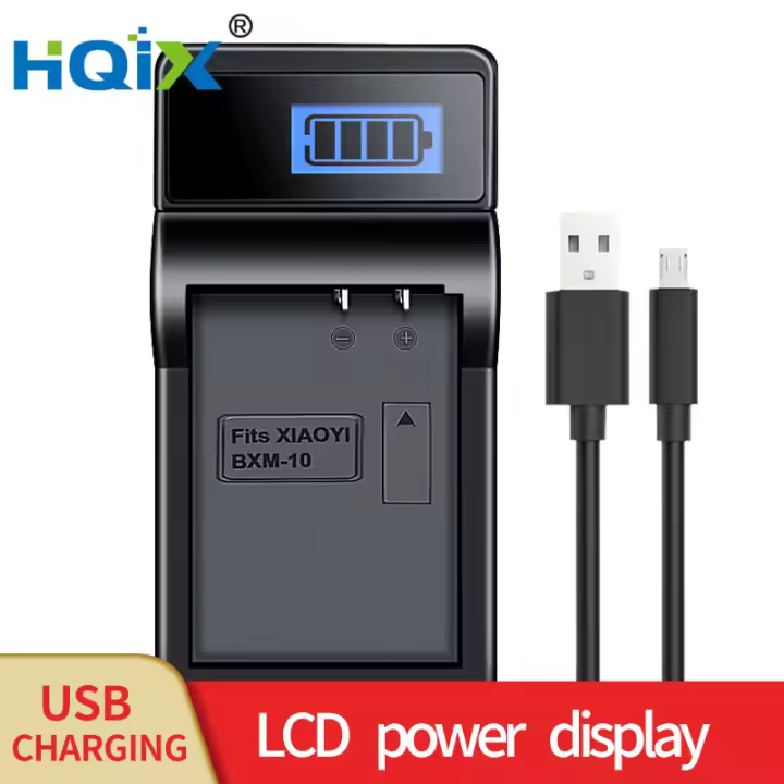 HQIX para cámara sin espejo Xiao Yi M1 Yi-M1 BXM-10 BXM10 cargador de batería - 1