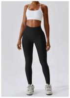 Pantalones de yoga de cintura alta sin costuras para mujer, monos para correr Fierss, pantalones deportivos cómodos - details 13