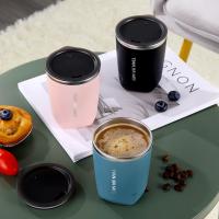 Pequeñas tazas de café de acero inoxidable, taza de vacío, té, café, agua, taza de viaje aislada al vacío, tazas de coche, 300ml - details 0