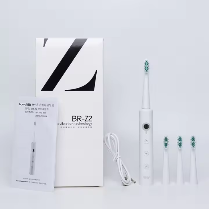 Cepillo de dientes eléctrico sónico para adultos, modelo DuPont de lana suave, resistente al agua, carga USB, fábrica - 1