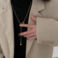 Collar Largo para Punto Otoño-Invierno, Elegante y Premium, Versátil para Mujer, Joyería y Bisutería - details 3