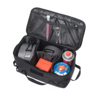 Bolsa de Almacenamiento para Camping Multifuncional Organizador Profesional para Utensilios y Gas con Gran Capacidad Kit de Picnic Impermeable con Bolsillos Tácticos - details 4