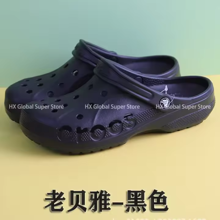 Croos zapatillas transpirables ligeras cómodas informales para vadear playa pareja sandalias con agujeros personalizado Jelly Garden Hollow-out EVA - 1