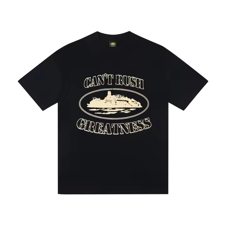 Alcatraz American High Street chaopai letra estampada camiseta de manga corta suelta. - 1