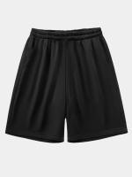 Los pantalones cortos deportivos informales con estampado de Los Ángeles 23 para hombre con cinturón elástico con cordón son perfectos para viajes y relajación en verano - details 7