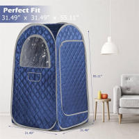 Sauna Portátil de Vapor Tamaño Completo del Cuerpo, Plegado Rápido, Espacio Grande, Tela de Seda/Rayón Deportes y Exteriores - details 1