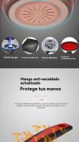 Sartén de Hierro Antiadherente Cocina sin Humo con Huevos y Filete Estufa de Gas de Inducción - details 2
