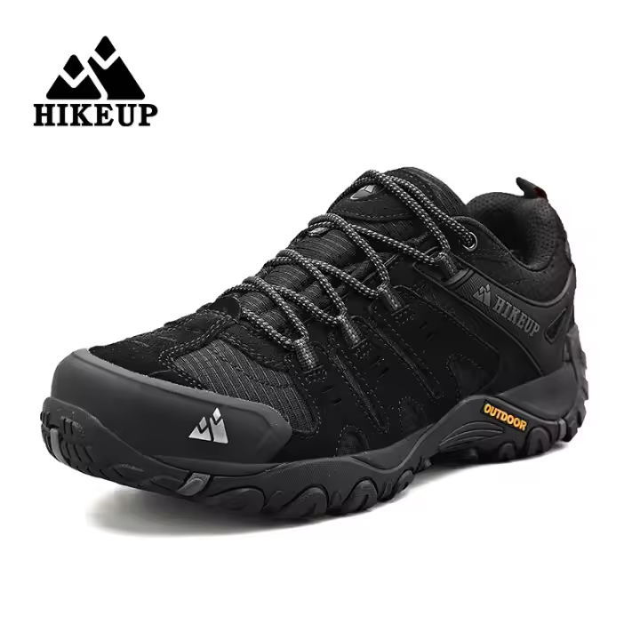 Zapatos de Senderismo para Hombres HikeUp Zapatillas Tácticas de Cuero de Ante - 1