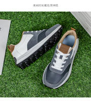 Zapatos Forrest Gump Cuero con Bloques de Color, Zapatos de Papá, Suelas de Plataforma Modernas para Hombre, Zapatos Que se Desván, Zapatos Deportivos Casuales Transpirables - details 22