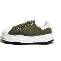 Zapatos de aumento de altura zapatos de disolución zapatos de papá retro zapatos de tablero de cabeza de concha zapatos de lona de plataforma - details 21