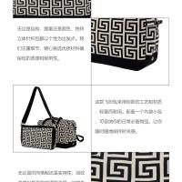 Bolso de hombro de diseño original de nicho grande y pequeño con un patrón de meandros Gran capacidad con un estilo chino tradicional - details 5