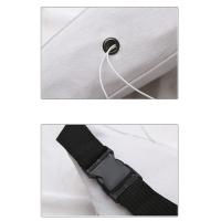 Riñonera de lona para hombre y mujer, bolso con agujero para auriculares, tira reflectante para cadera, plátano, soporte para teléfono de viaje, 2023 - details 13