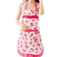 Ral de cocina con bolsillos y cinturón ajustable, delantal impermeable con pechera para mujer, delantal de cocina de mujer - details 7