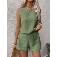 Conjunto de Verano 2025 para Mujer Top Sin Mangas y Shorts Cortos Estilo Casual y Deportivo - details 11