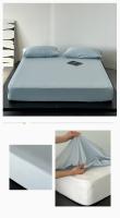 Bonenjoy-funda de cama 100% algodón, Sábana bajera elástica, Funda de colchón agradable para la piel, ropa de cama suave (sin funda de almohada), 1 unidad - details 9