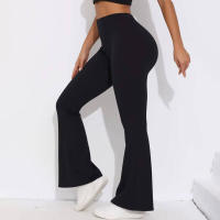 Hamidou-pantalones acampanados de Yoga para mujer, Leggings para Fitness, pantalones de cintura alta para levantar el trasero, pantalones de secado rápido para ciclismo y Fitness - details 10