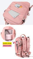 Bolsa de gimnasio USB de 17 pulgadas para mujer, mochila seca y húmeda, mochila de nailon para mujer, bolso de hombro para estudiante, mochila escolar para computadora portátil - details 12