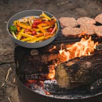 Sartén de titanio ultraligero Utensilios de cocina para acampar al aire libre Senderismo, picnic - details 20