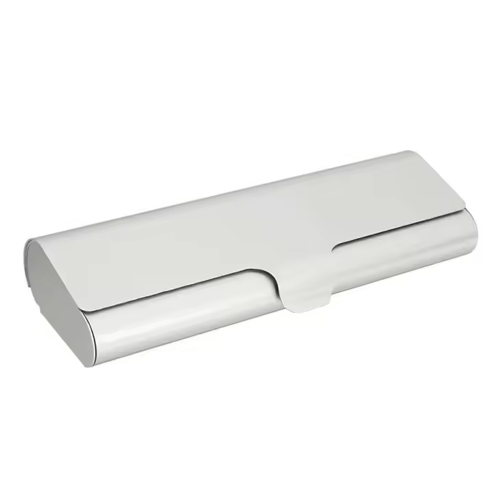 Estuche para gafas de Metal duro mate delgado, gafas negras Sier, protección para gafas, caja portátil de viaje, regalos, 1 ud. - 1