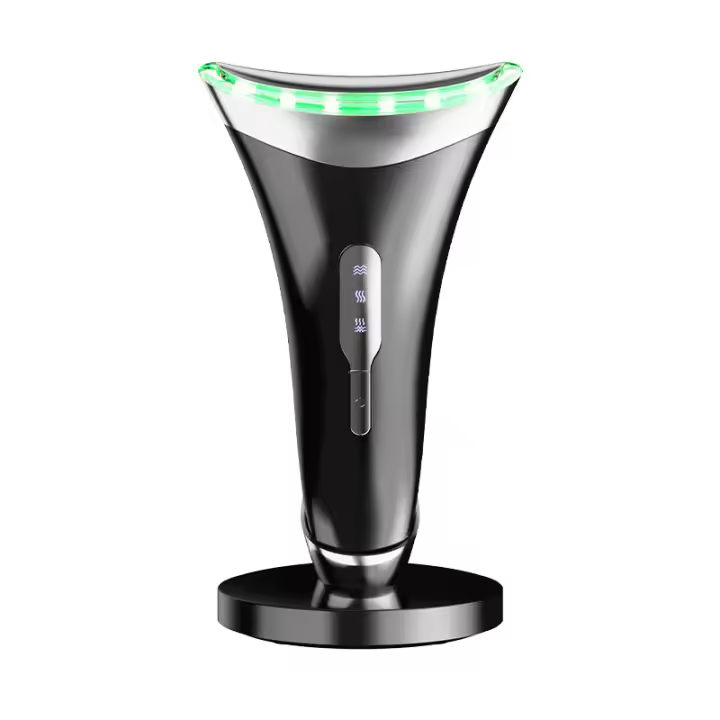 Masajeador facial en forma de V recargable, herramienta de masaje antitransporte y adelgazar con mesoterapia, Mini máquina de Elevación facial - 1
