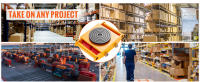 SucceBuy Machinery Skate Dolly, acero al carbono resistente, motor industrial con 4 ruedas de PU, 360 °   Rotación, tapa antideslizante - details 4