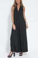 Camiseta larga de verano V- w para mujer - details 5
