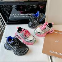 Zapatillas de deporte de moda para niños y niñas, zapatos deportivos informales versátiles, antideslizantes, suela gruesa suave, estilo coreano, novedad de otoño, 2024 - details 2