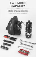WEST BIKING-bolsa para SILLÍN de bicicleta, accesorio impermeable con bolsillo para botella de agua, para ciclismo de montaña o carretera - details 7
