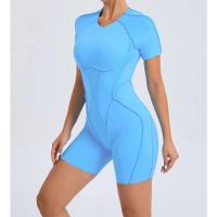 Mono corto, ropa de gimnasio para mujer, ropa deportiva, monos de Fitness, traje de Yoga con espalda descubierta, conjunto deportivo - details 8