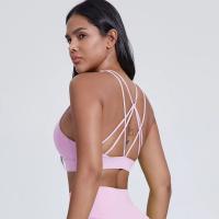Sujetador deportivo de yoga con cordones cruzados en la espalda de alto impacto, transpirable, para gimnasio, para mujer - details 7