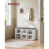 Banco para Zapatos, Armario para Zapatos con 6 Compartimentos y 3 Estantes Ajustables, Fácil de Montar, Ahorro de Espacio, para Entrada, Dormitorio, Blanco LHS23WT - details 1