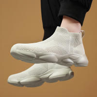 Zapatillas de deporte informales sin cordones para hombre, zapatos transpirables para caminar, ligeros, talla grande, color negro - details 17