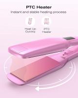 Alisanador de Cabello KIPOZI de Titanio Lámina Plana de 1.75 Pulgadas con Pantalla LCD - details 5