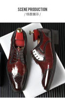 Brock en relieve oxfords zapatos de cuero para hombre - details 5