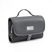 Bolsa de artículos de tocador separada en seco y húmedo de gran capacidad, bolsa de cosméticos grande impermeable desmontable, bolsa colgante plegable - details 6