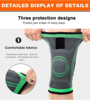 Rodillera de compresión para aliviar el dolor articular y la artritis, 1 piezas, compresión para mejorar la circulación en cualquier lugar - details 13