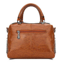 Cuero PU vintage para mujer, correa para bolso de hombro tipo bandolera, diseñador, con almohada - details 7